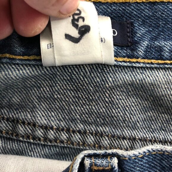 Lands End Womens Jeans Size 14 Blue Denim Straight Leg Casual High Rise Classic - Picture 10 of 14